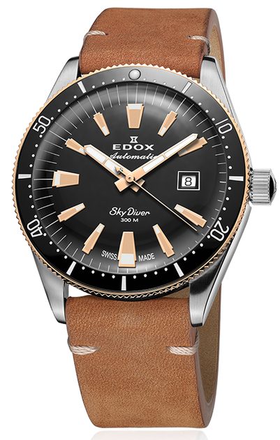 Edox skydiver bronze sales