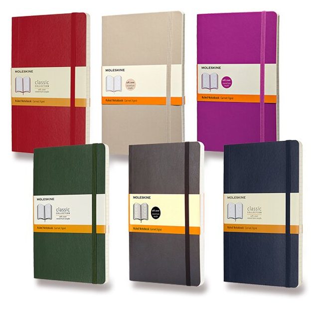 Moleskine notebook CHOICE OF COLOURS - soft cover - L, dotted 1331/11274