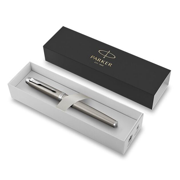 PENNA STILOGRAFICA PARKER IM STAINLESS STEEL CT M - ArcoUfficio