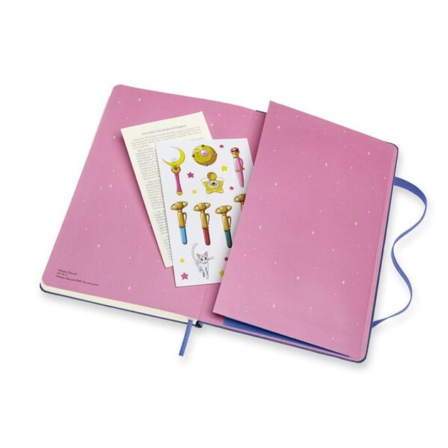 Moleskine Sailor Moon notebook - hard cover - L, lined 1331/1917329 |  Helveti.eu
