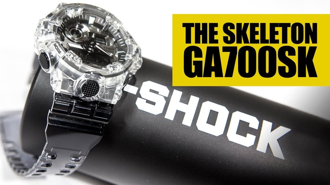 Casio G Shock GA 700SK 1AER Clear Skeleton Series Helveti.eu