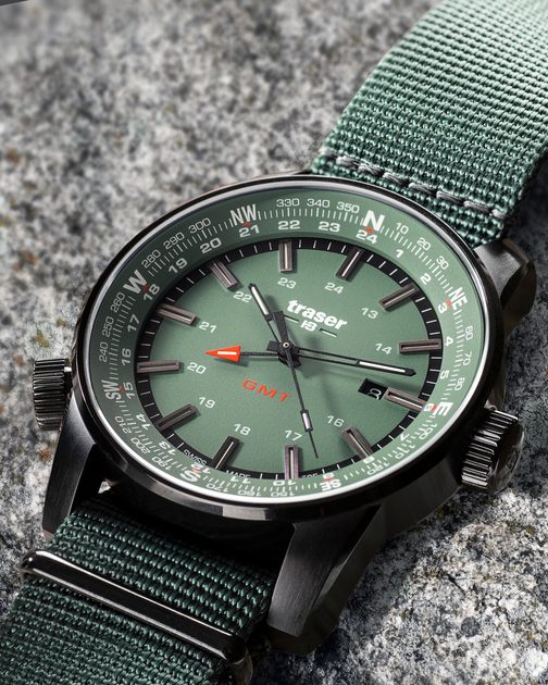 Traser P68 Pathfinder GMT Green Nato