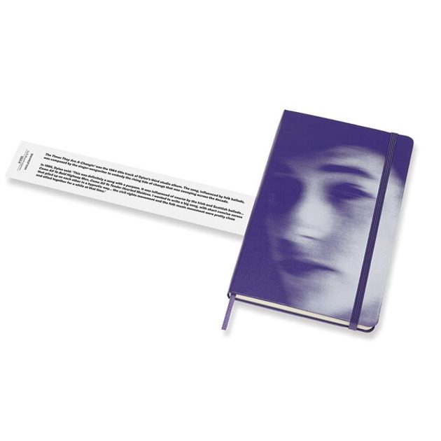 Moleskine Bob Dylan notebook hard cover L, lined 1331/1917205 Helveti.eu