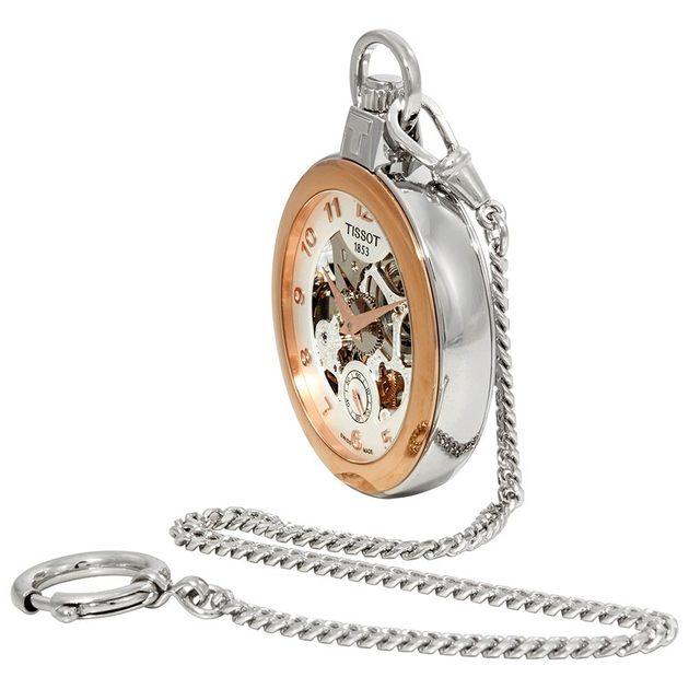 Tissot skeleton top pocket watch