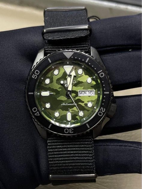 Orologio Uomo Seiko SRPJ37K1 Nero