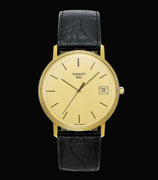 Tissot goldrun sale