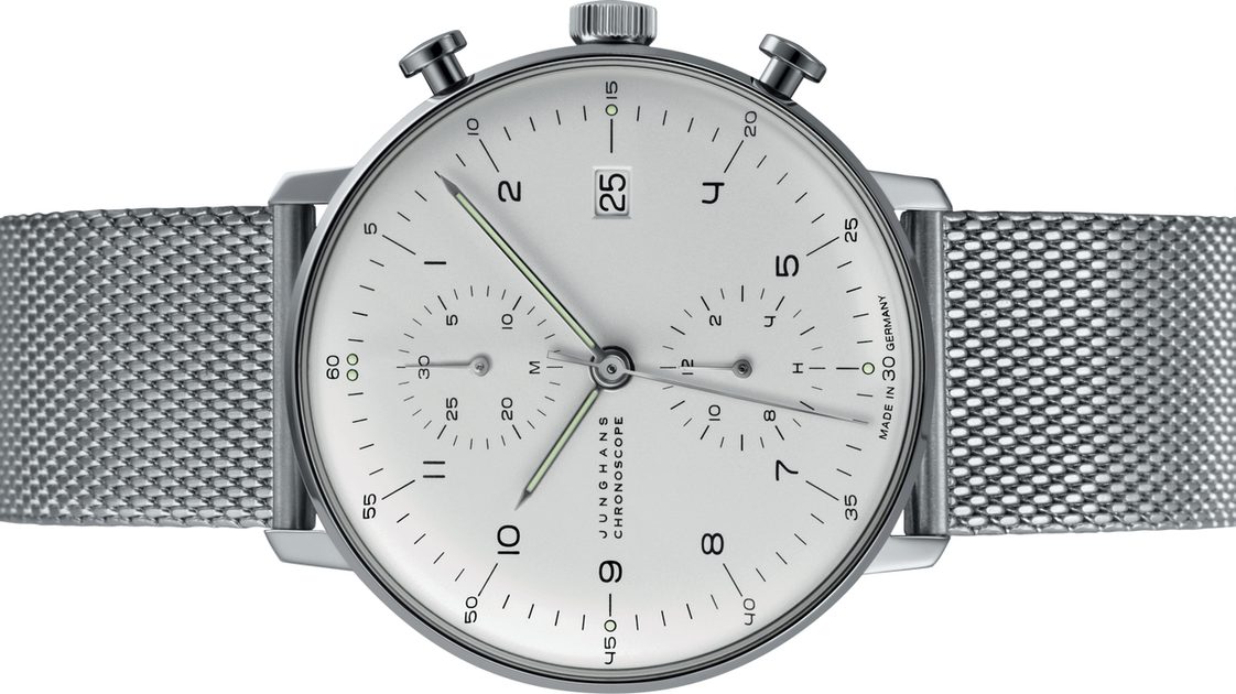 Junghans Max Bill Chronoscope Sapphire 27 4003.46 Helveti.eu