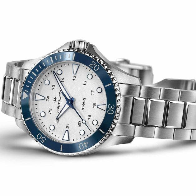 Hamilton khaki scuba blue sales