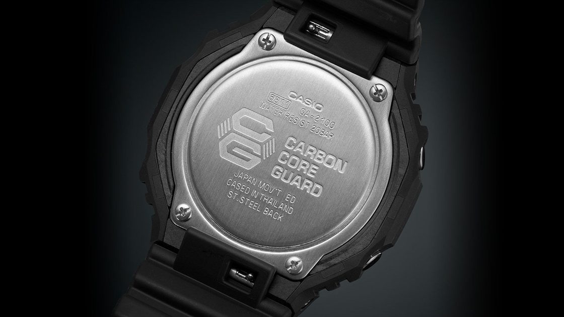 Casio G-Shock Original GA-2100-1AER Carbon Core Guard (CasiOak)