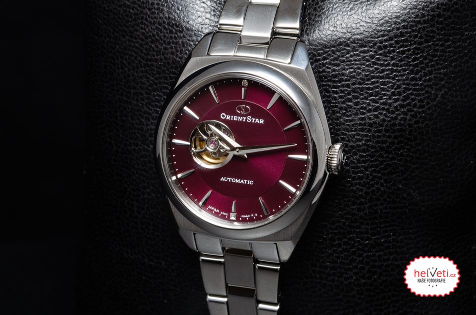 Orient star sales red dial