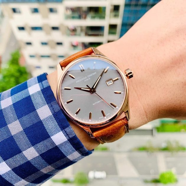 Frederique constant classics index rose gold hotsell