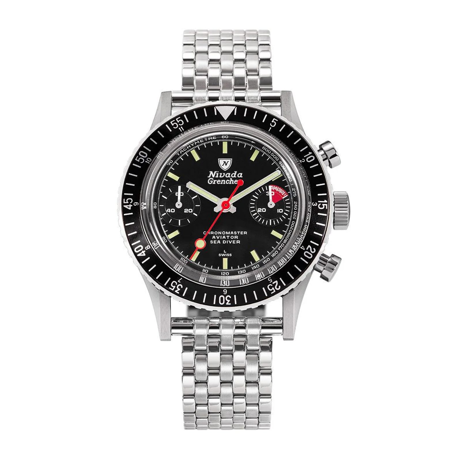 Nivada Grenchen Chronomaster Lollipop Inter. Bezel - Manual