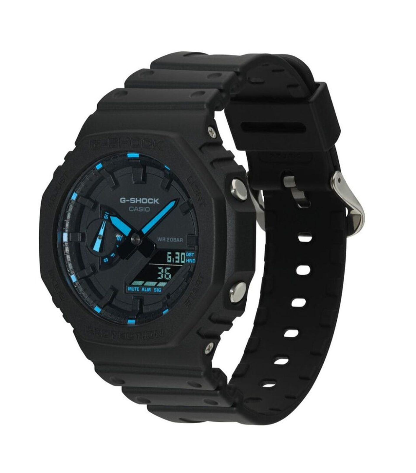 Casio G-Shock GA-2100-1A2ER Neon Accent Series | Helveti.eu