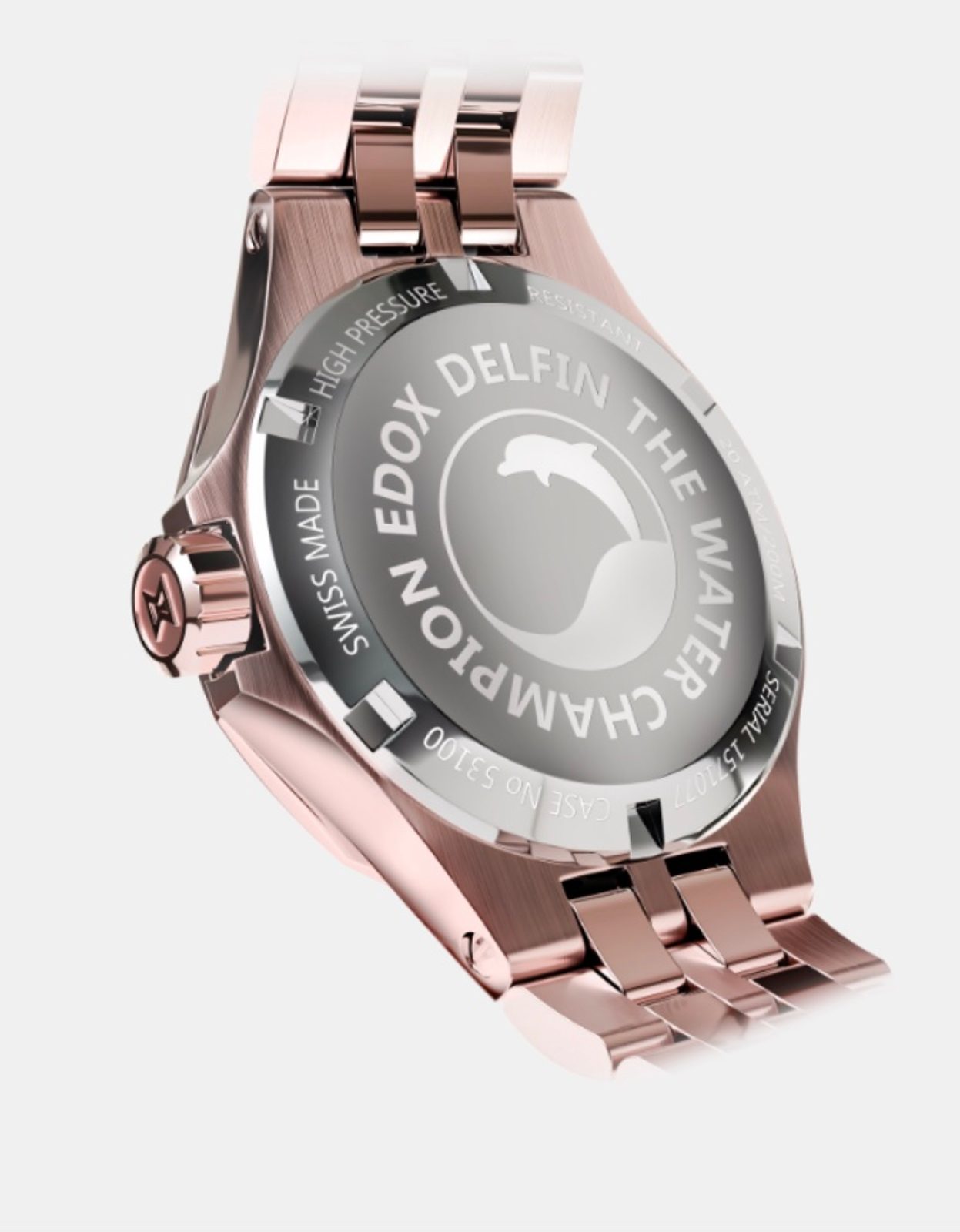 EDOX Delfin The Original Diver Date Lady 53100-37RM-NANRND