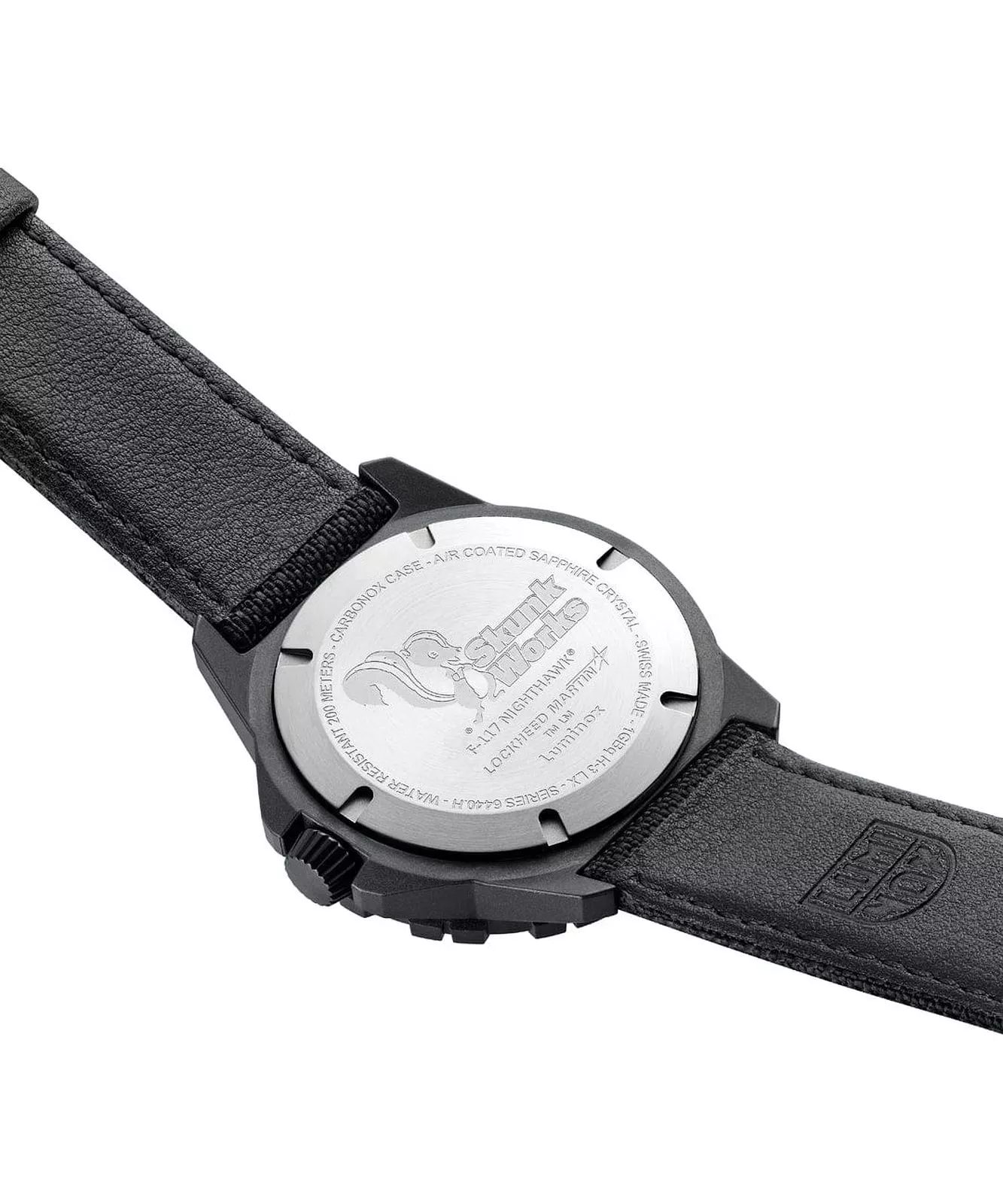 Luminox XA.6442.H.Set Orologio Analogico Al Quarzo Svizzero Uomo – Cinturino In Tessuto Nero, Cassa 44 Mm, Vetro Zaffiro - 4