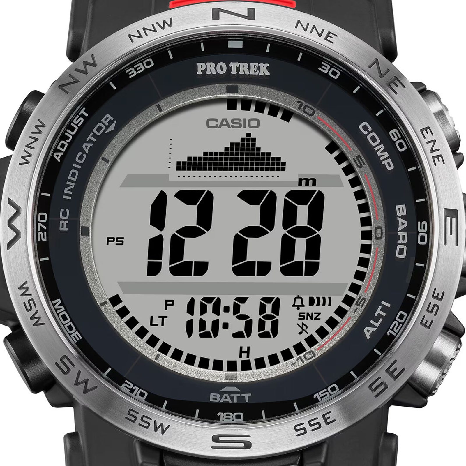Casio pro trek black best sale