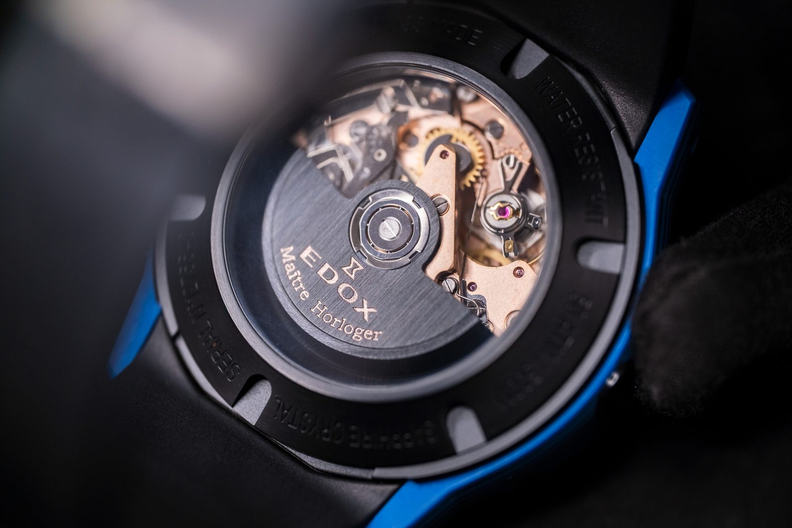 EDOX CO-1 Carbon Chronograph Automatic 01125-CLNBUN-NINBU 
