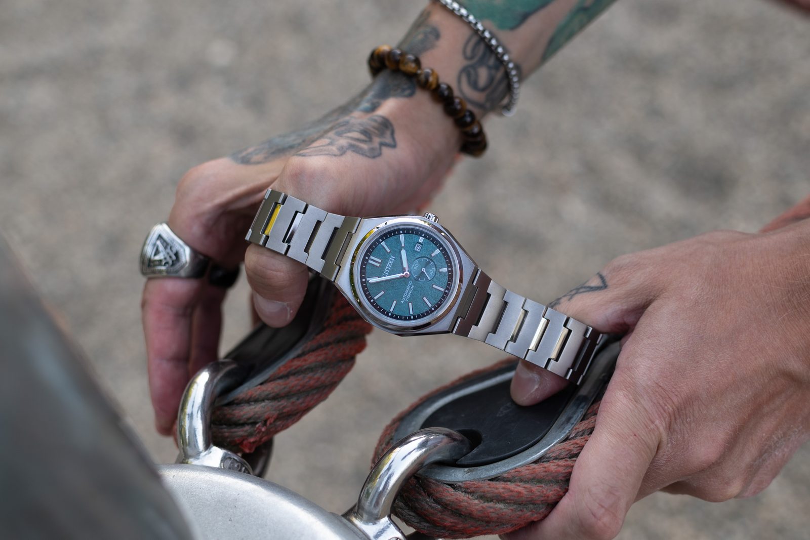 Citizen Super Titanium Automatic Small Seconds NJ0180-80X