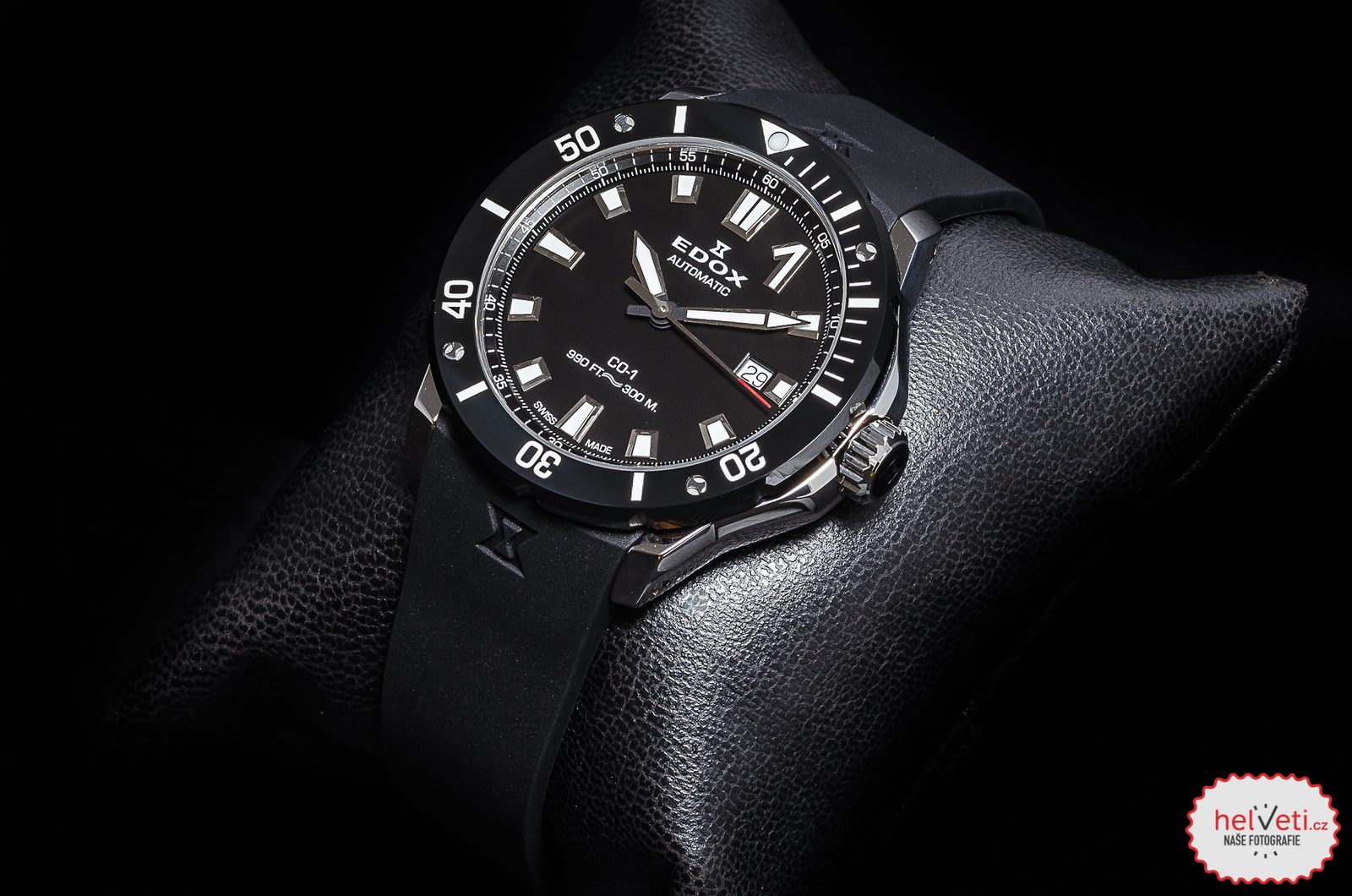 Montre Edox CO-1 Date Automatique Homme - Occasion État Comme Neuf