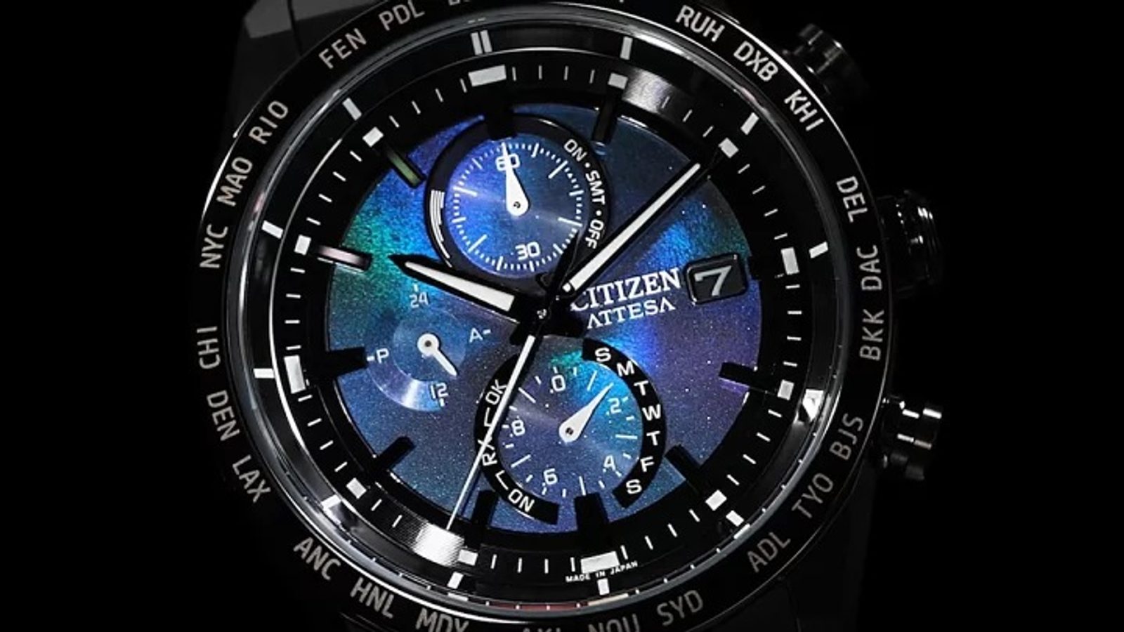 Citizen Attesa Radio Controlled Super Titanium Hakuto-R Citizen Attesa Radio Controlled Super Titanium Hakuto-R