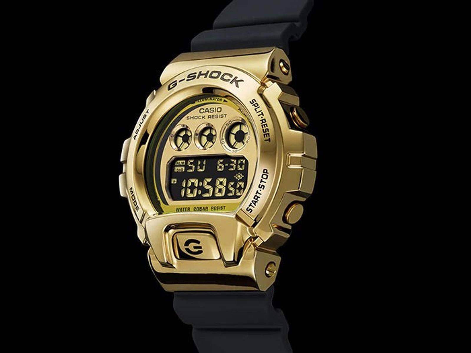 Casio G-Shock GM-6900G-9ER Metal Bezel 6900 Series 25th
