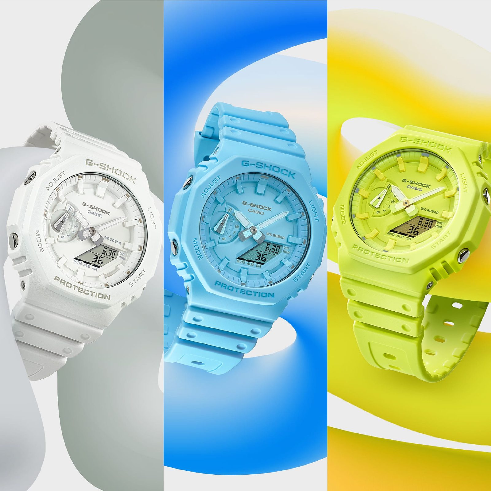 時計 TGR G-SHOCK GA-2100 GR collection Casio G-Shock GA-2100-2A2ER Tone-on-Tone | Helveti.eu | Víc než