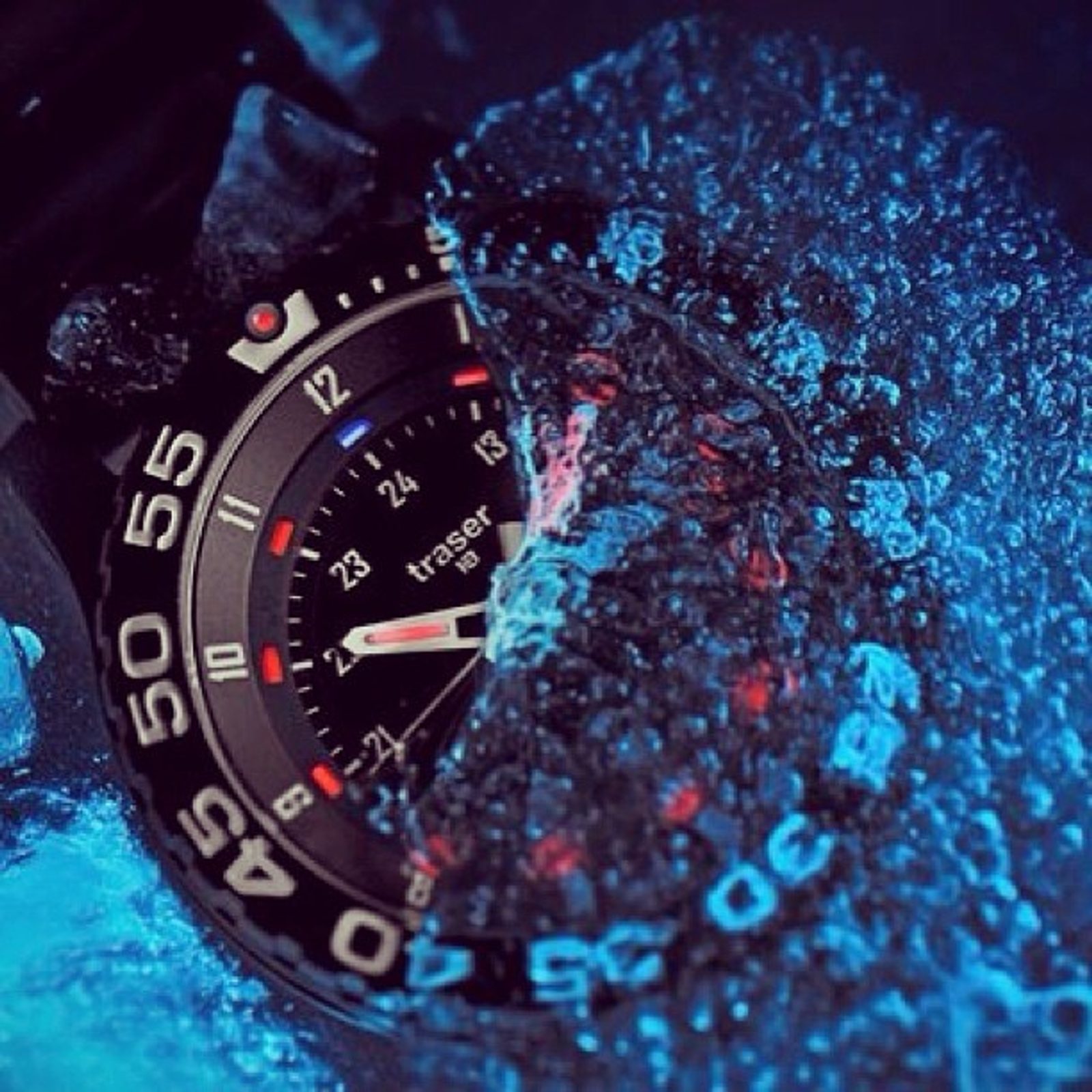 Traser P 6600 Elite Red Sapphire, Rubber | Helveti.eu