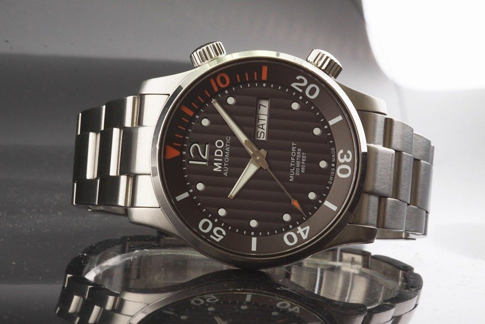 Couronne Pour Montre Mido Référence 1117 - Acier Argenté, Diamètre 3.9mm - Occasion