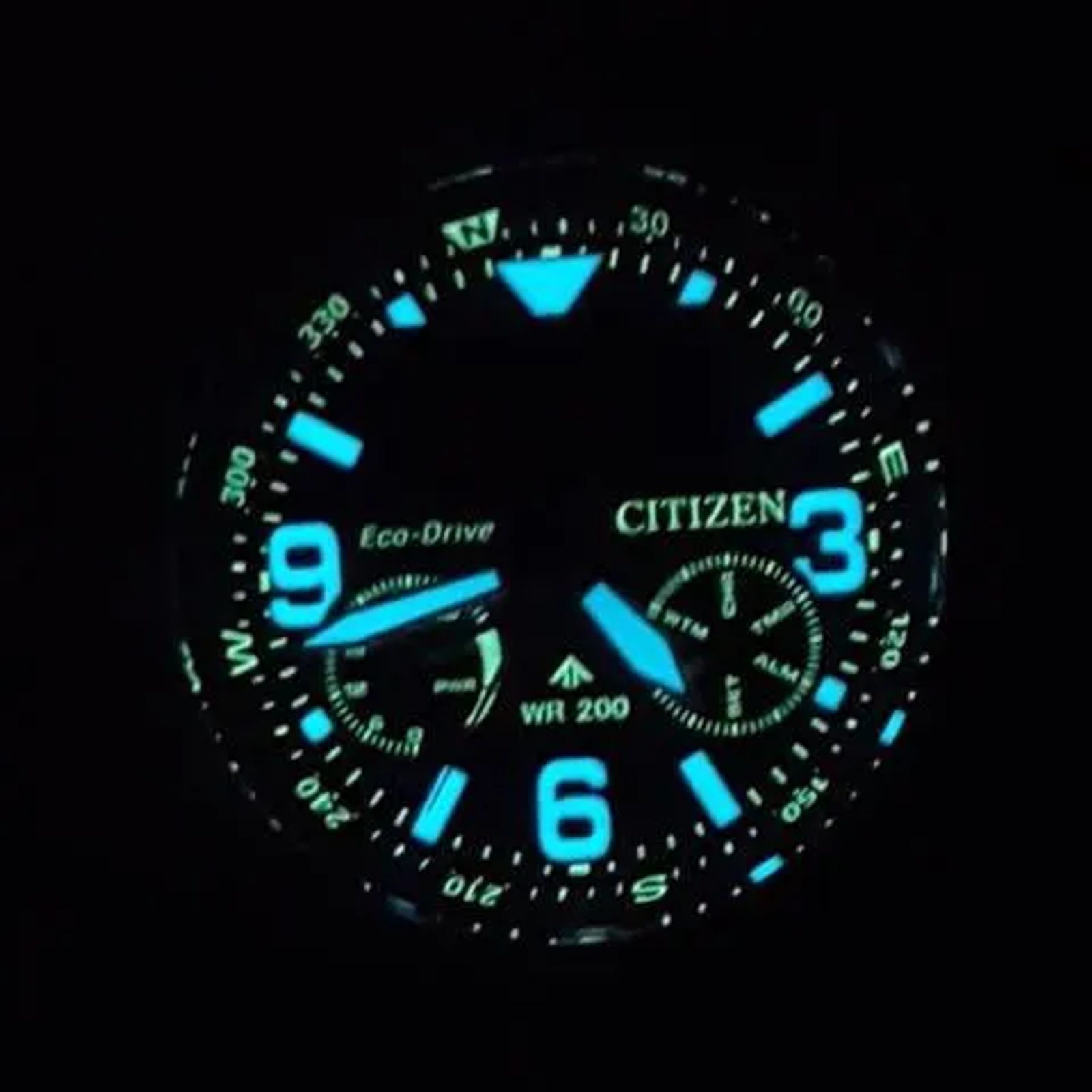 Montre Citizen Promaster 35th Anniversary Eco-Drive Homme - Réf. JV1006-51L - Boîtier 44mm Acier - Cadran Bleu - Neuf Avec étiquettes