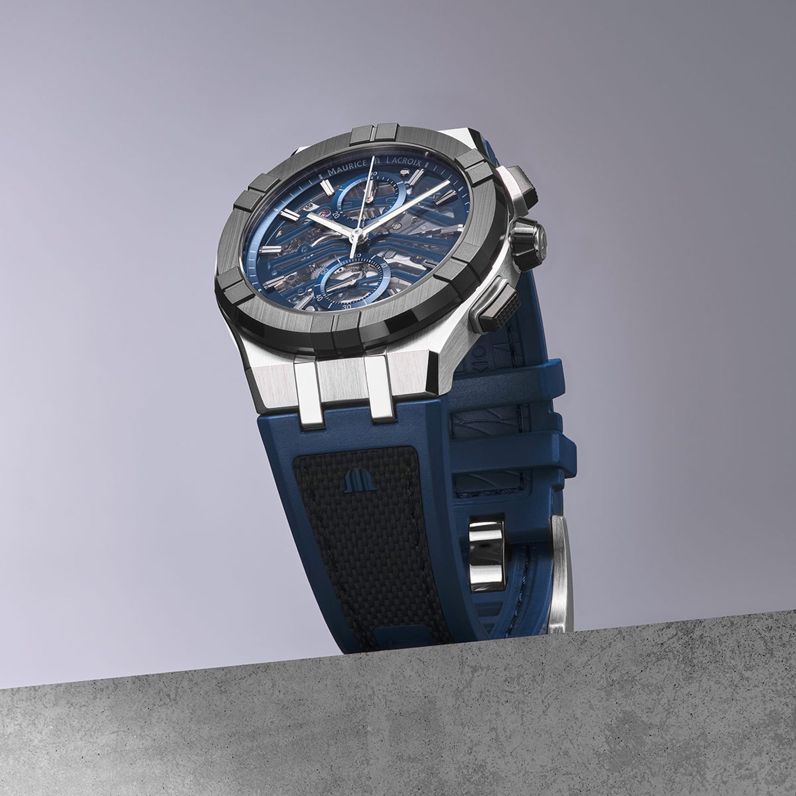 Maurice Lacroix Aikonic Chronograph Skeleton AC8018-SSL20-030-4