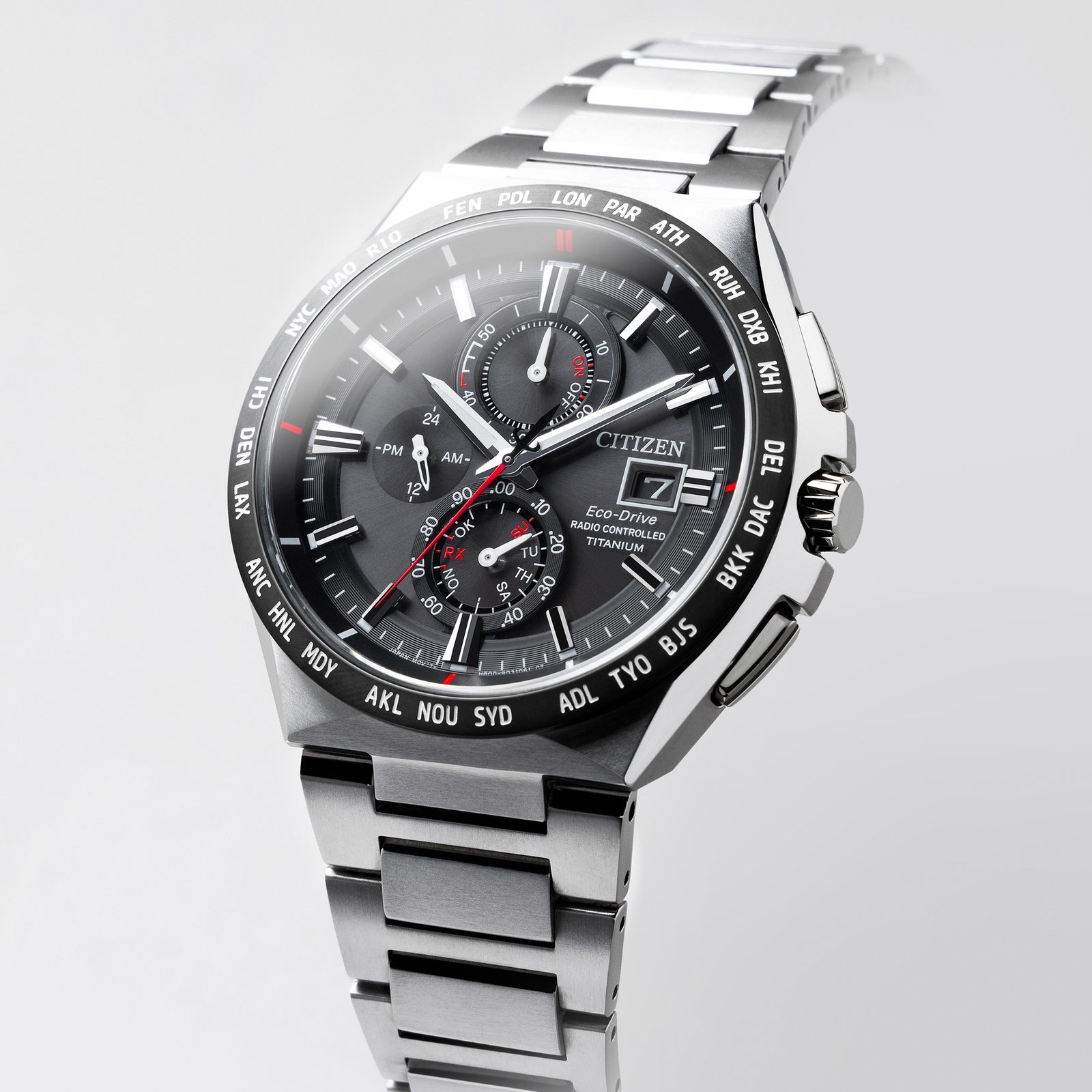 Citizen Worldtime Radio Controlled Super Titanium AT8234-85E