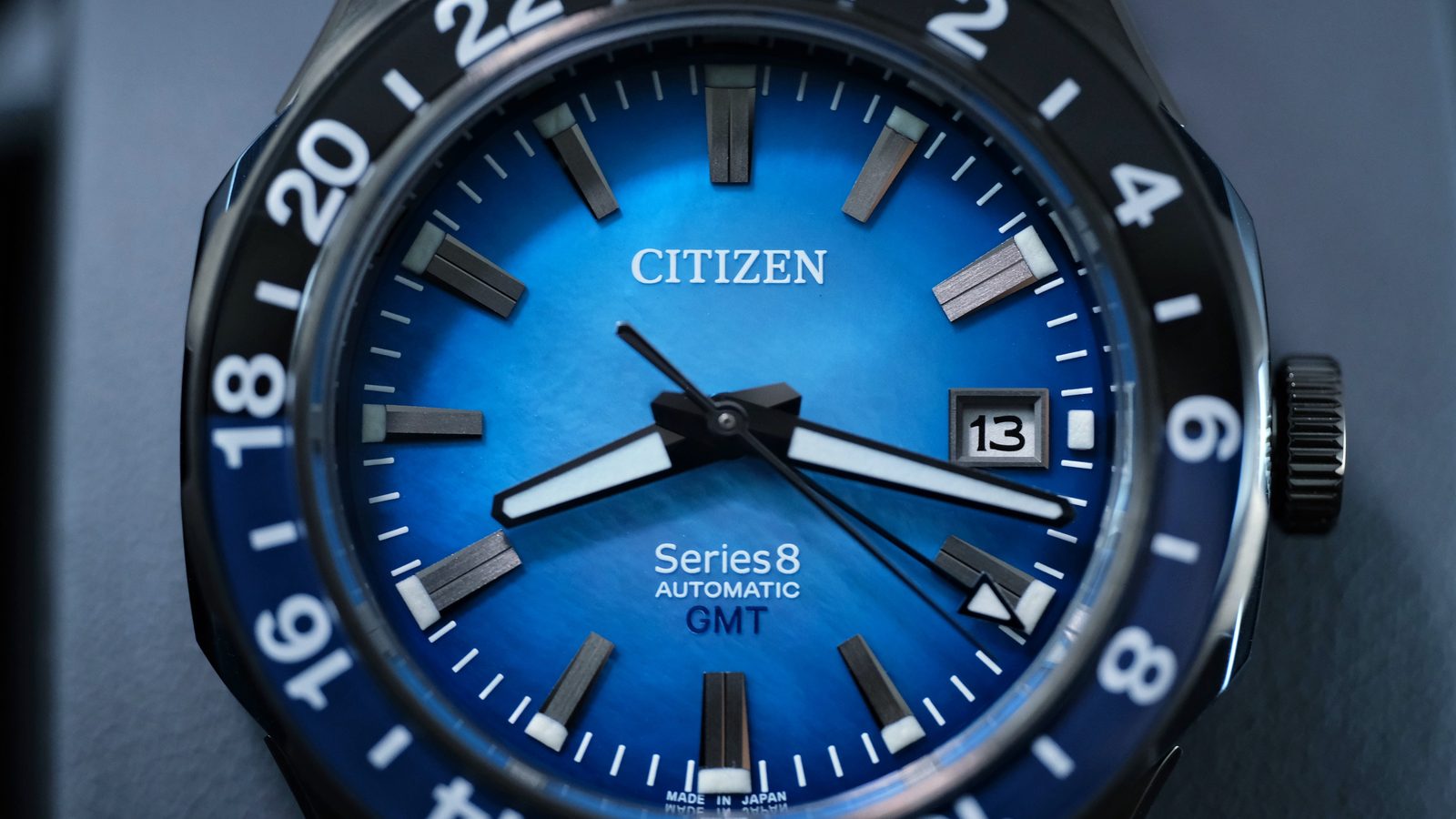 Feature 8 Automatic Citizen Series 8 880 GMT Automatic 100th Anniversary Limited Edition ...