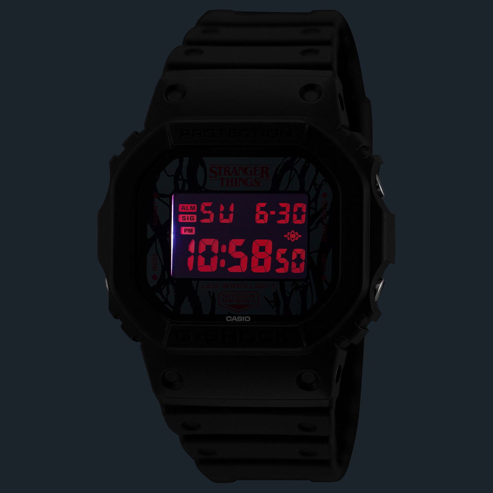 Casio G-Shock DW-5600STT-1ER Stranger Things Collaboration