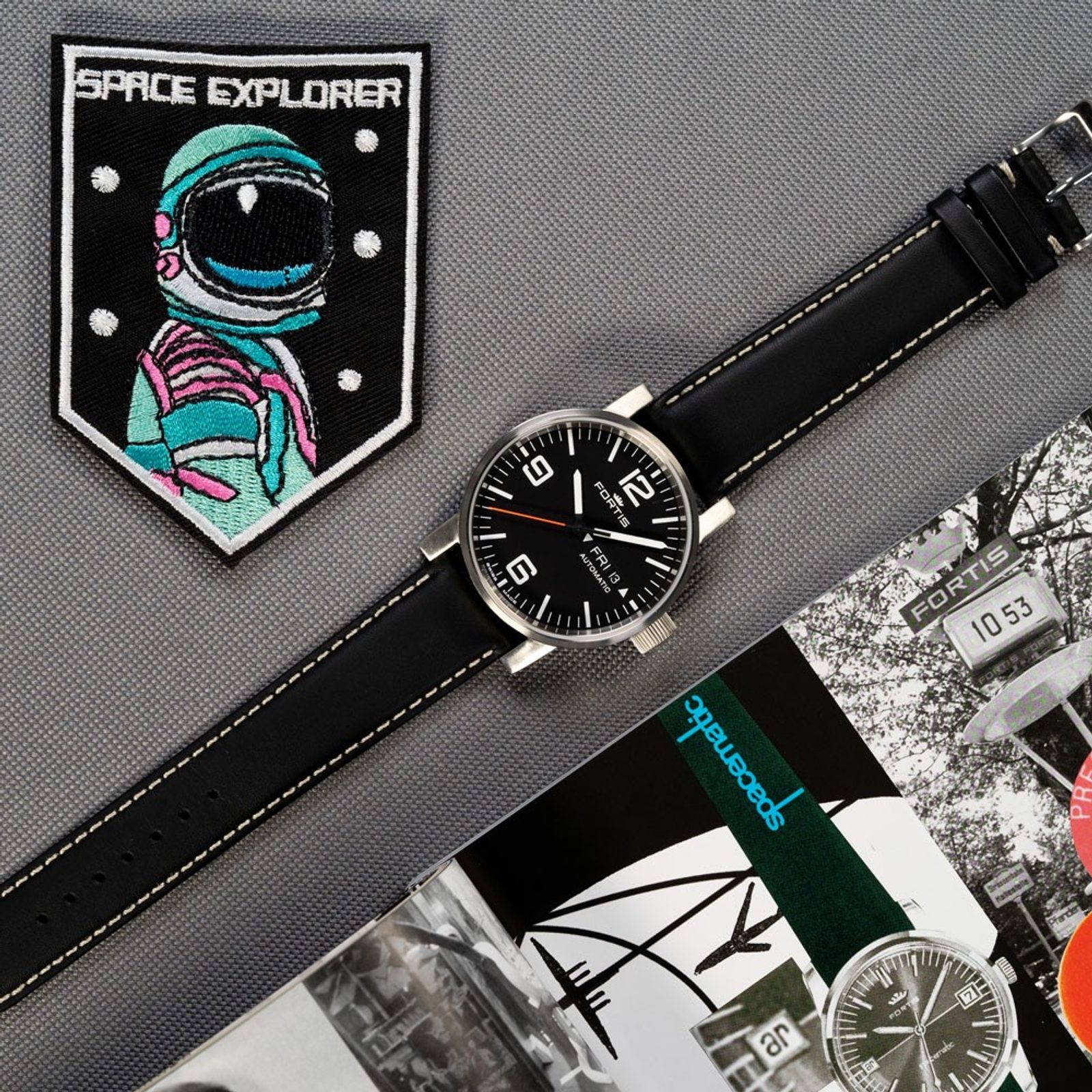 Fortis Spacematic Steel 623-10-18-L