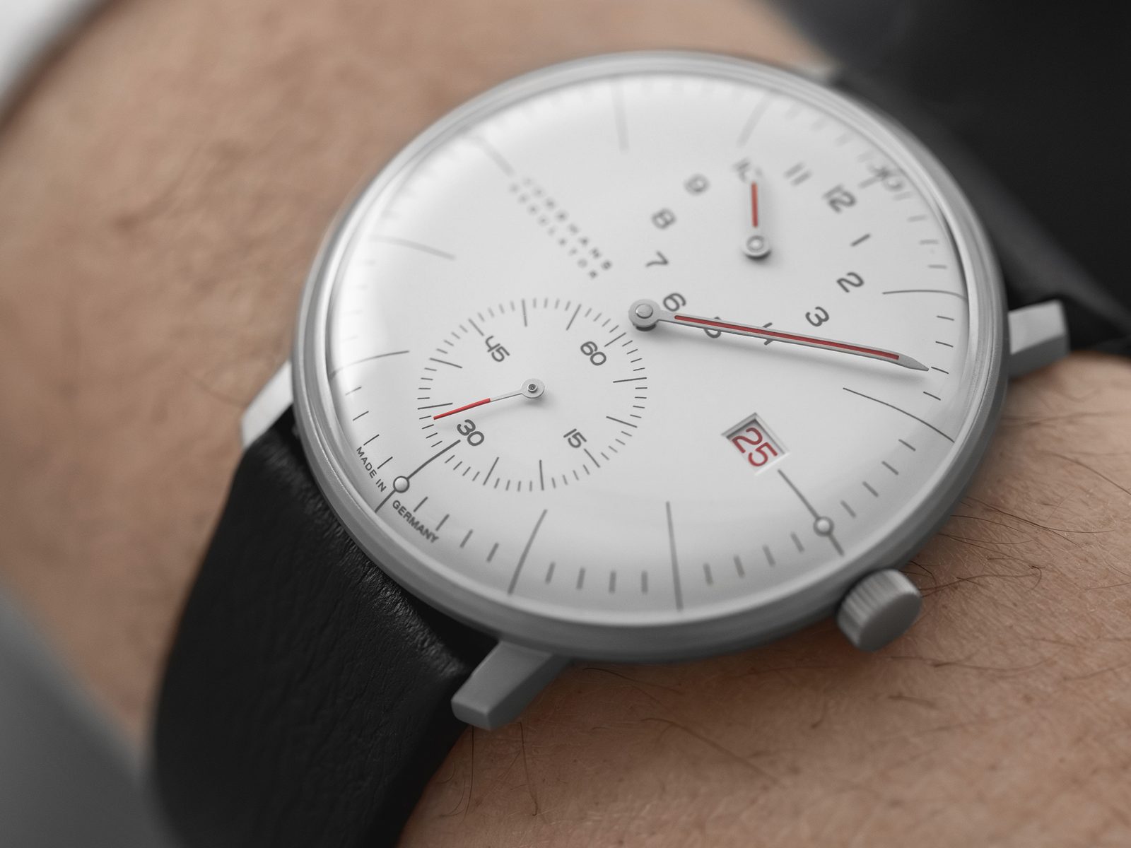 Max Bill Bauhaus Chronograph Watch Bauhaus Watches Junghans Max - Main Image