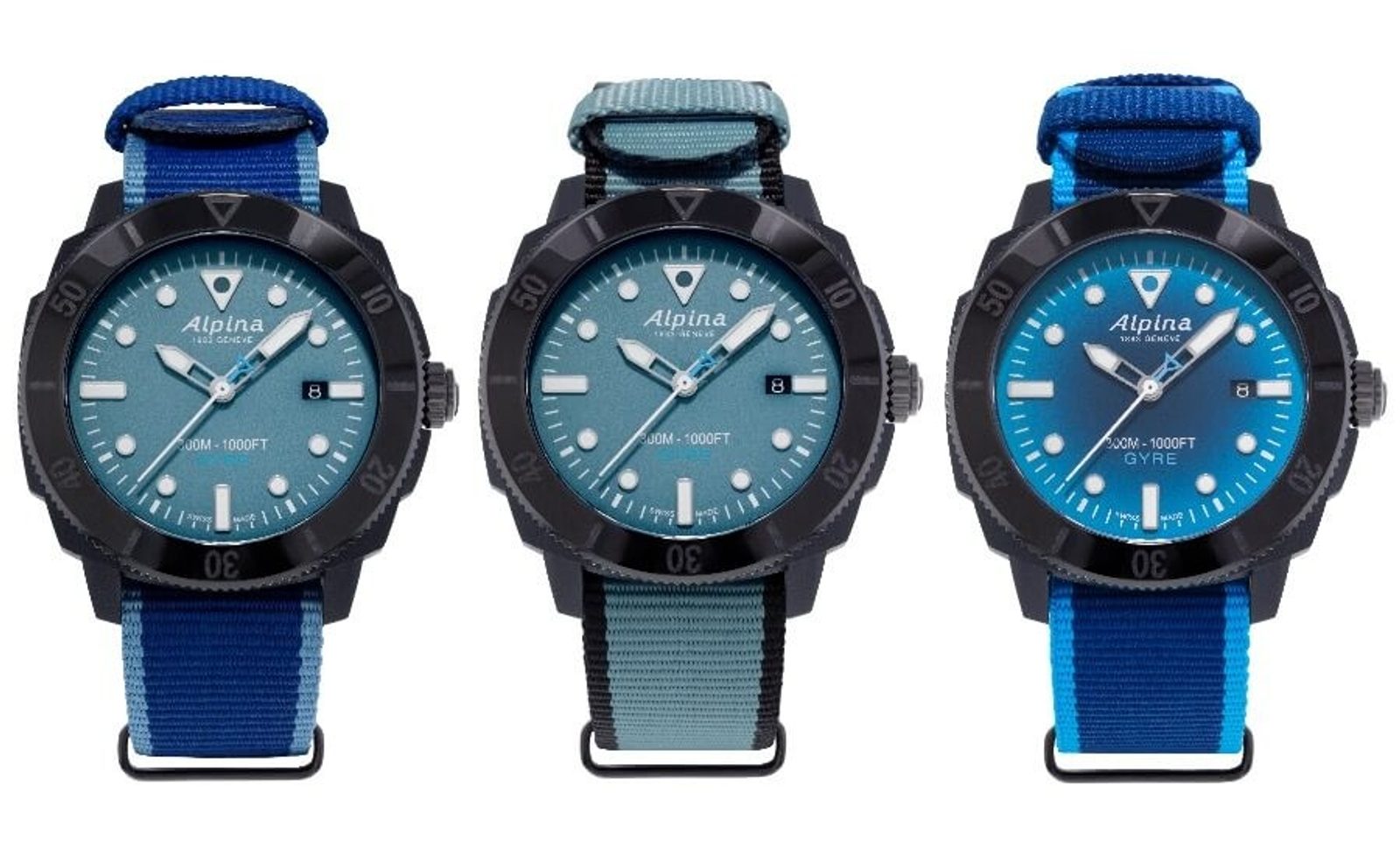 Alpina Seastrong Diver Gyre Gents Limited Edition AL-525LNB4VG6BLK