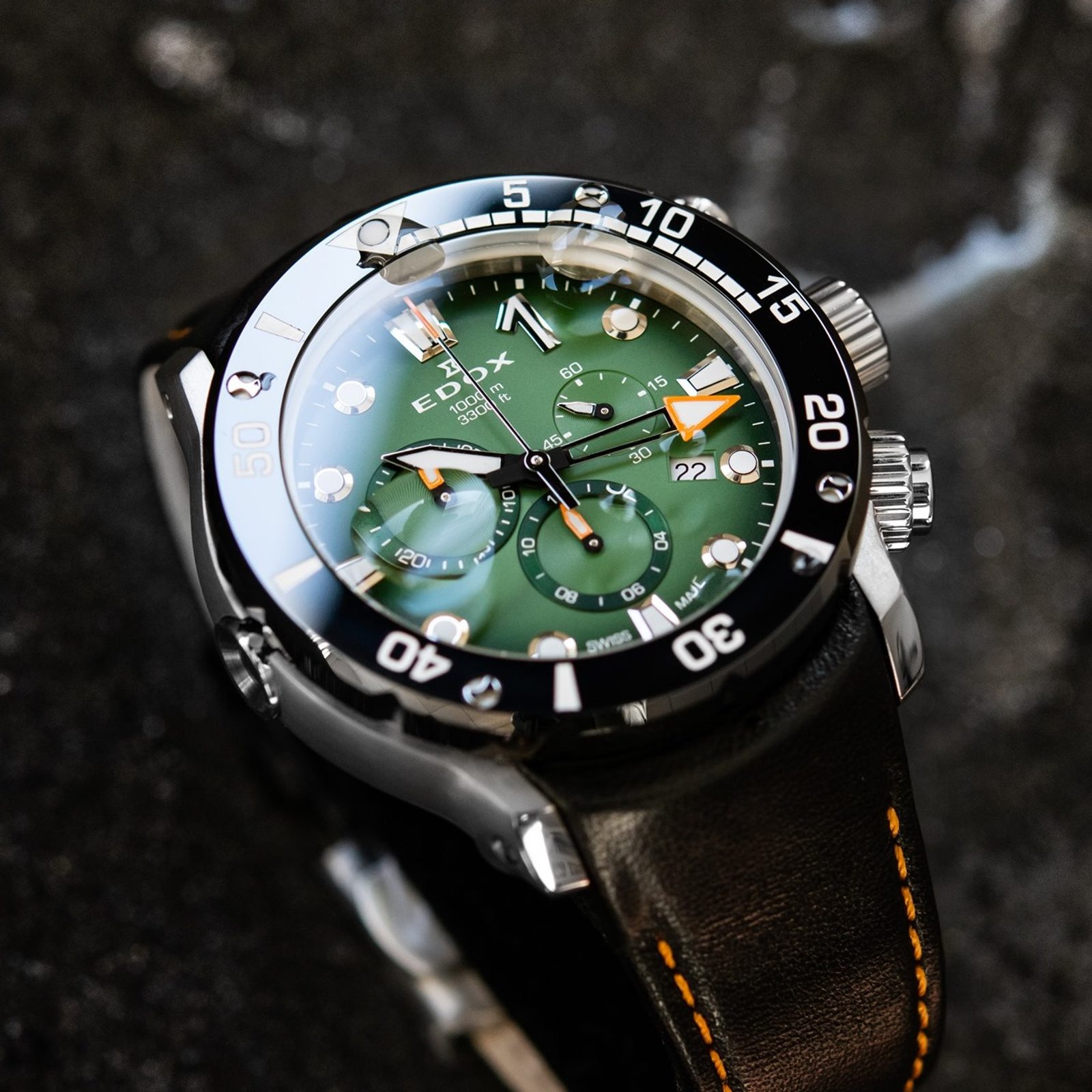 EDOX CO-1 Quartz Chronograph 10242-TIN-VIN | CO-1 | Helveti.eu