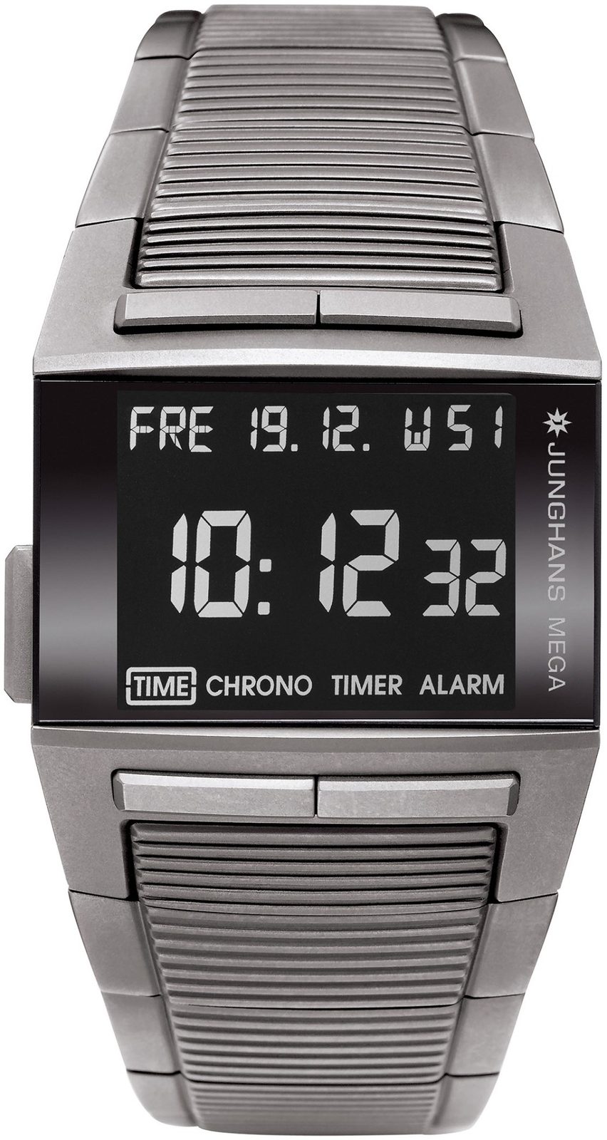 Junghans Mega Aluminium Funkuhr Solar Ceramic Junghans Uhr Mega