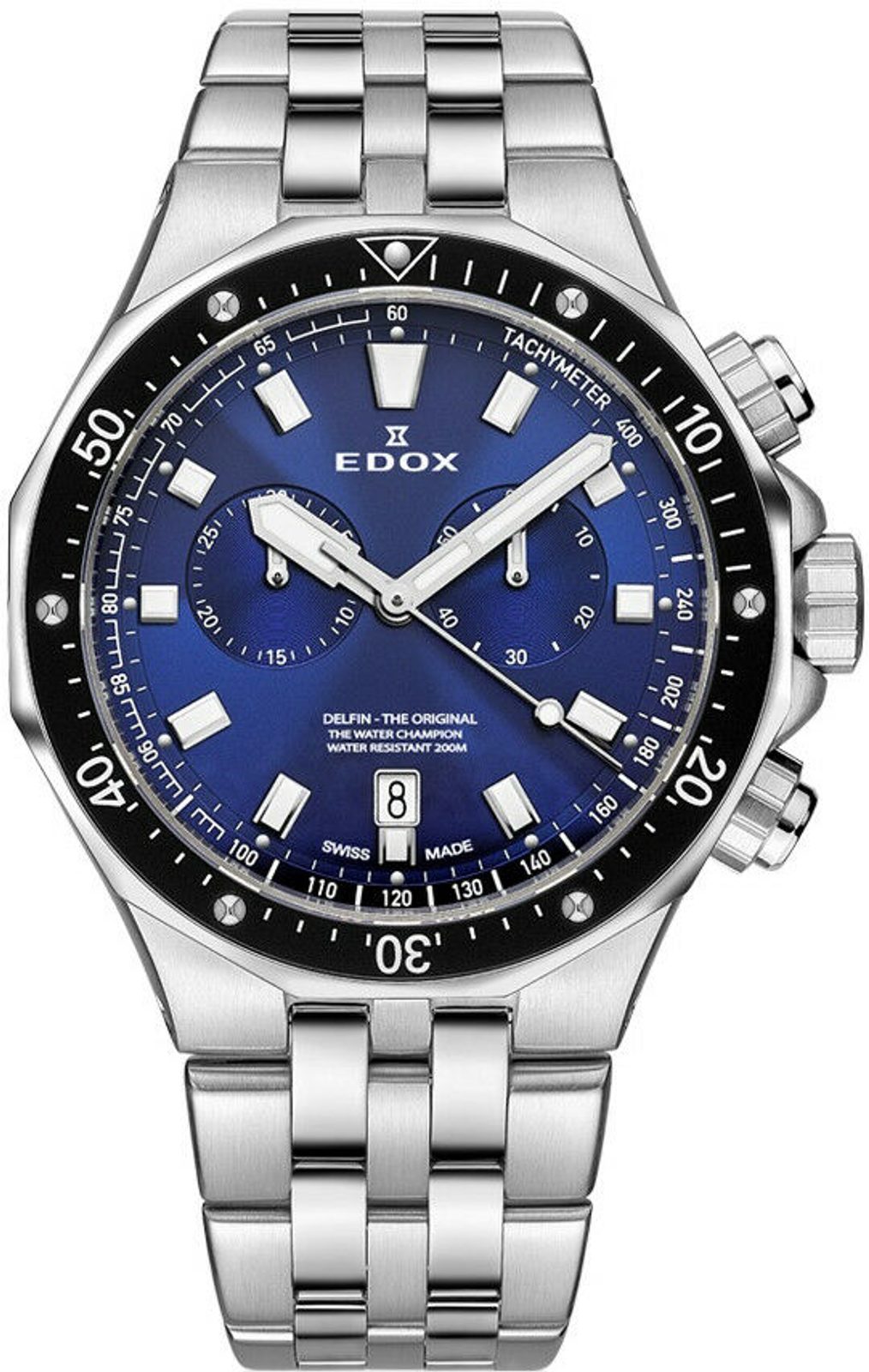 Docoo EDOX Delfin Quartz Chronograph 10109-3M-BUIN1 | Helveti.eu