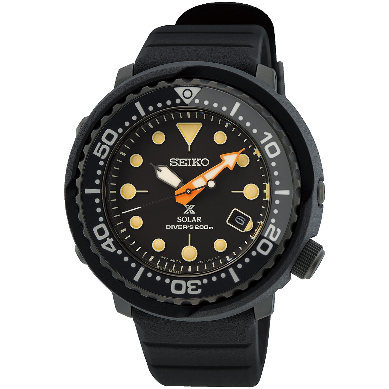 Seiko SNE577P1 Tuna Solar Black Series Limited Edition