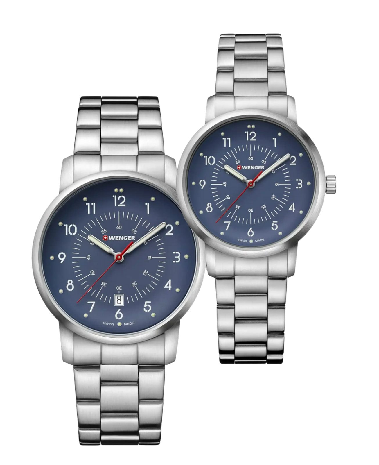 専用品 WENGER ウェンガー AVE SS bracelet WH #01.1621.110 Наручные часы