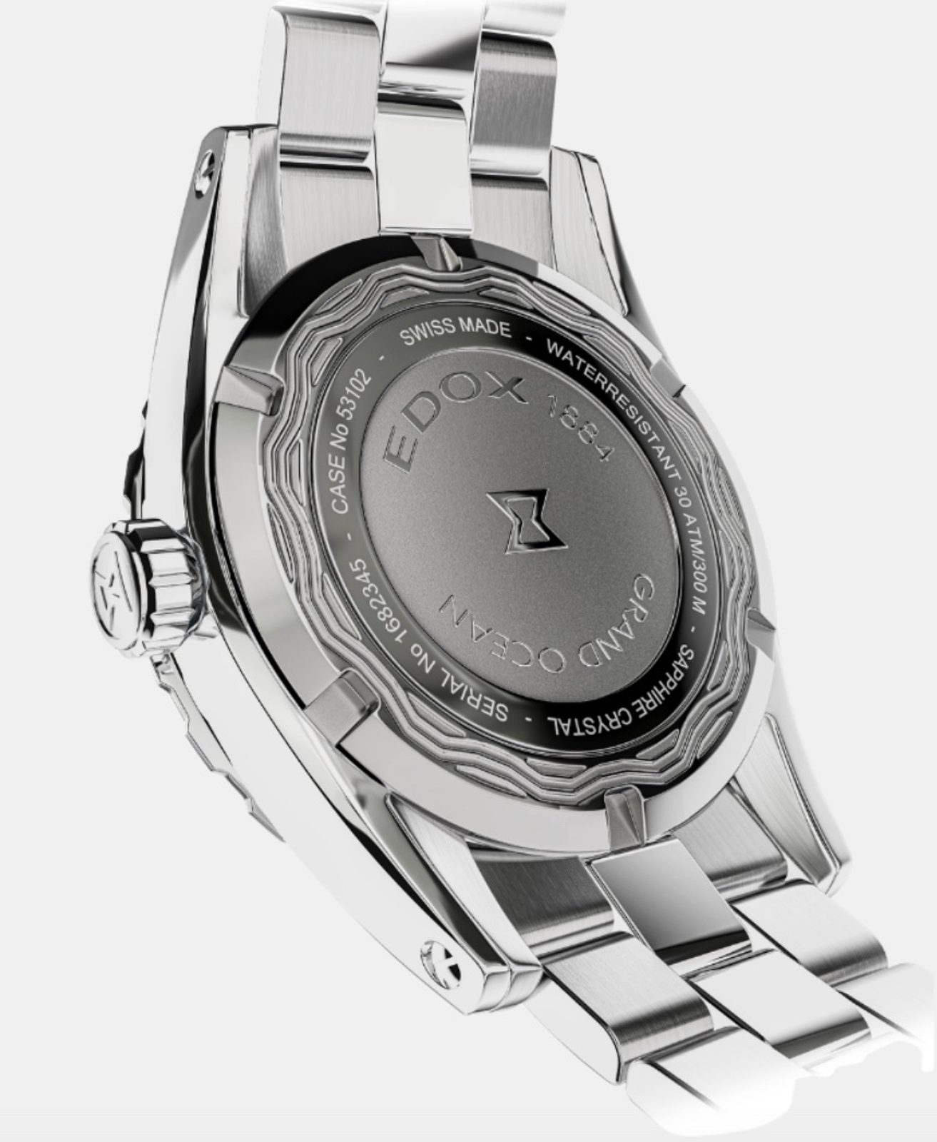 EDOX Grand Ocean Date - Ladies 53103-3M-NIN | Helveti.eu | Helveti