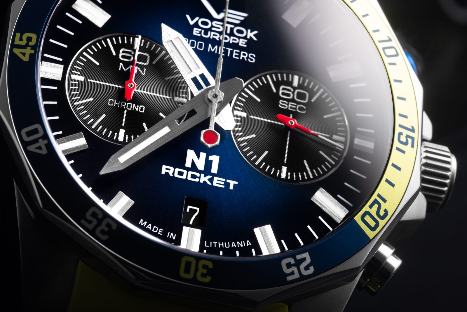 Vostok Europe N-1 Rocket Chrono Line 6S21-225A708S