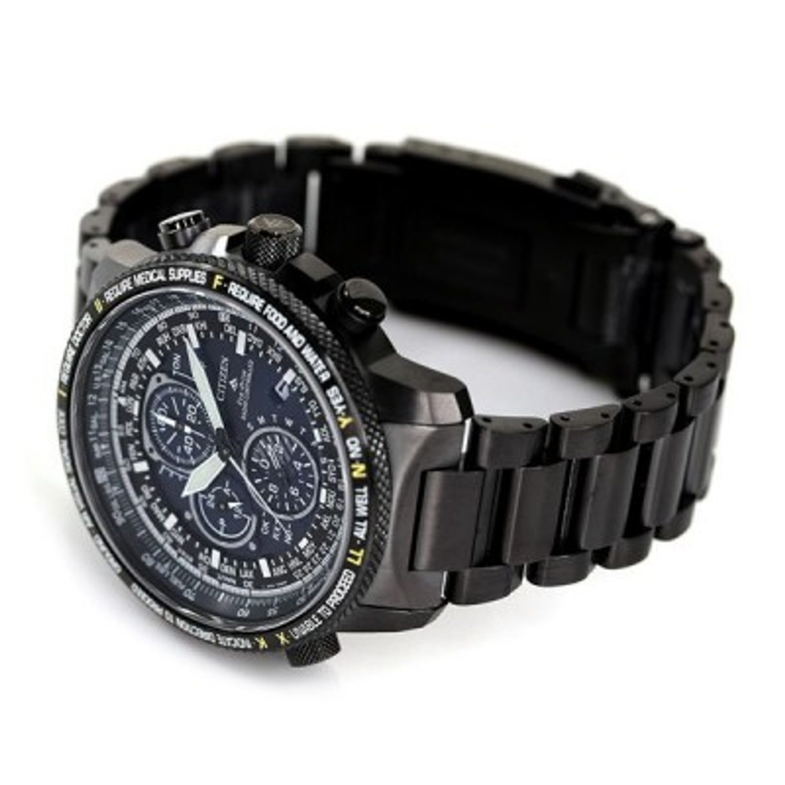 Orologio crono uomo CITIZEN titanio AT8199-84L