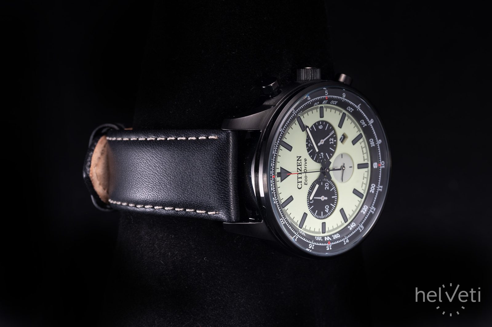 Ctzen Heren analoog kwartshorloge met lederen armband AW1231-07A