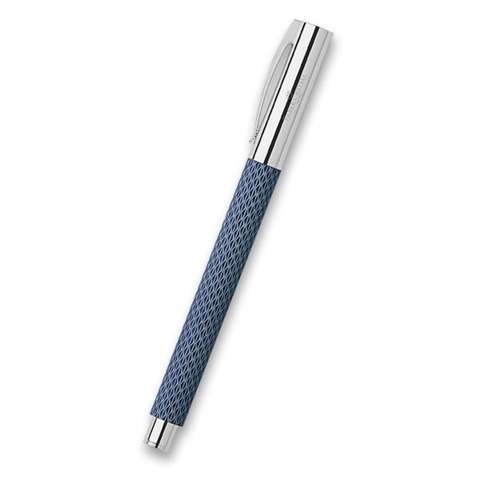 Faber-Castell Füller Ambition OpArt Deep Water – Extrafeine Feder (EF), Inkl. Schwarzer Tintenpatrone