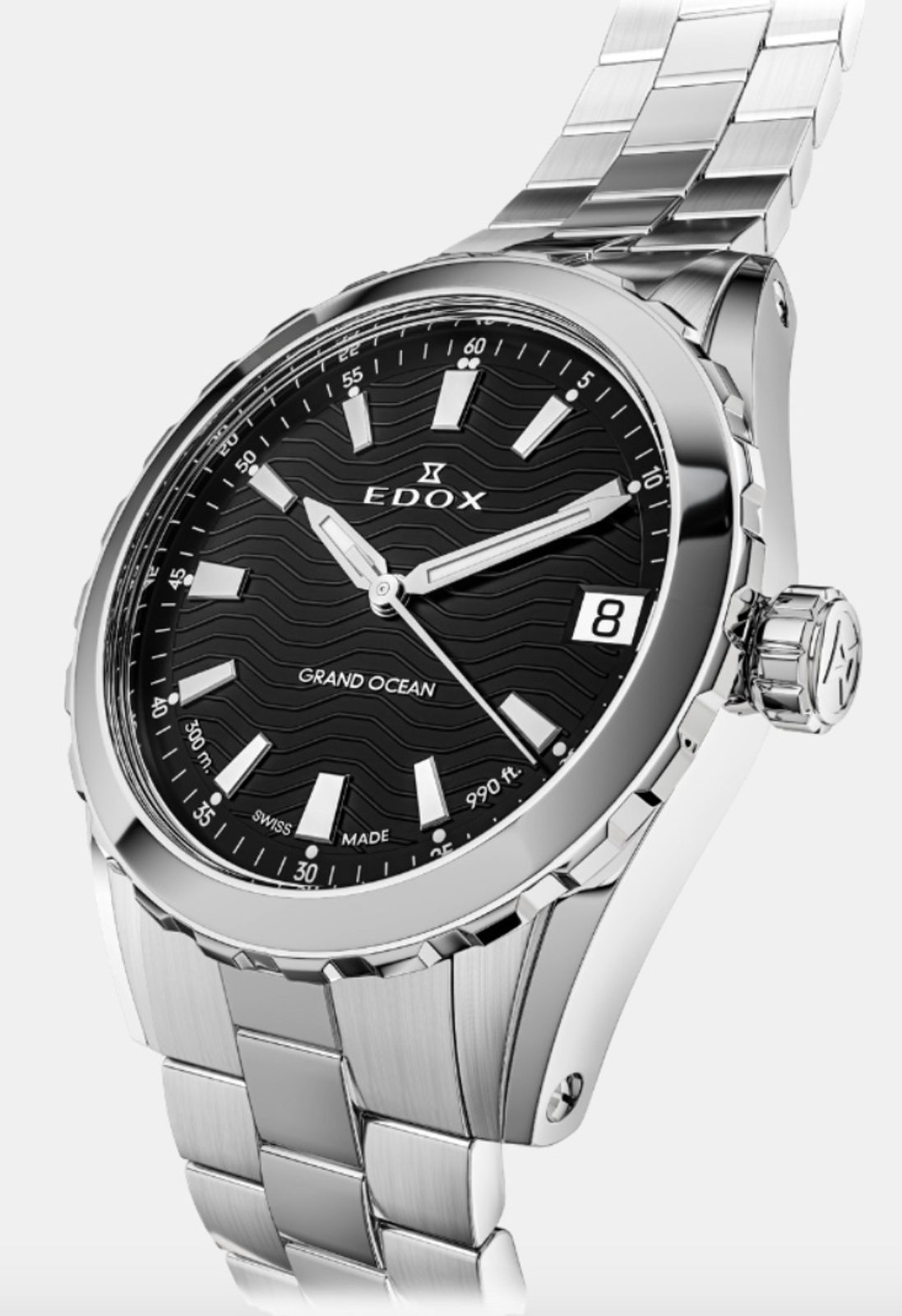 EDOX Grand Ocean Date - Ladies 53103-3M-NIN | Helveti.eu | Helveti