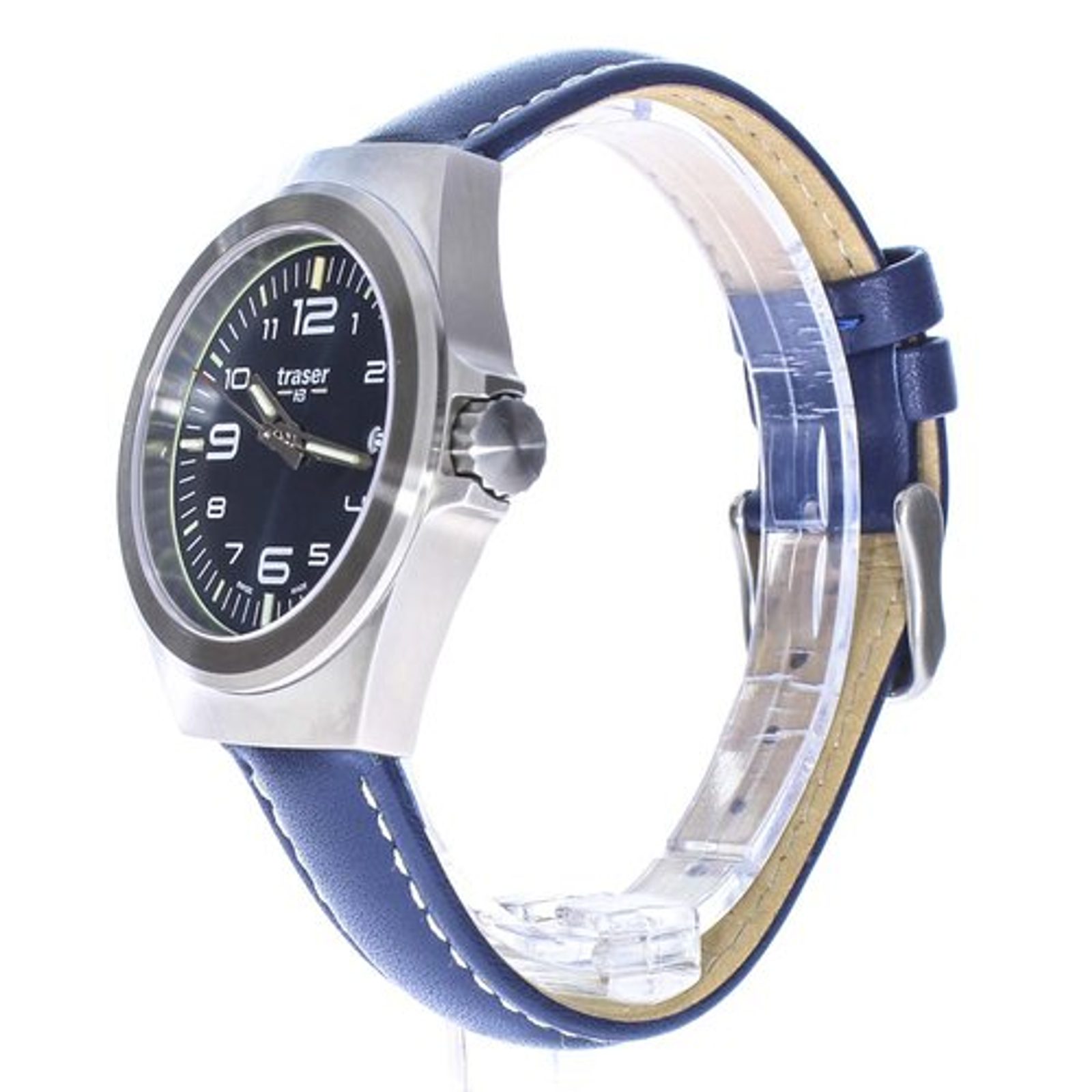 Traser P59 Essential S Blue, Leather