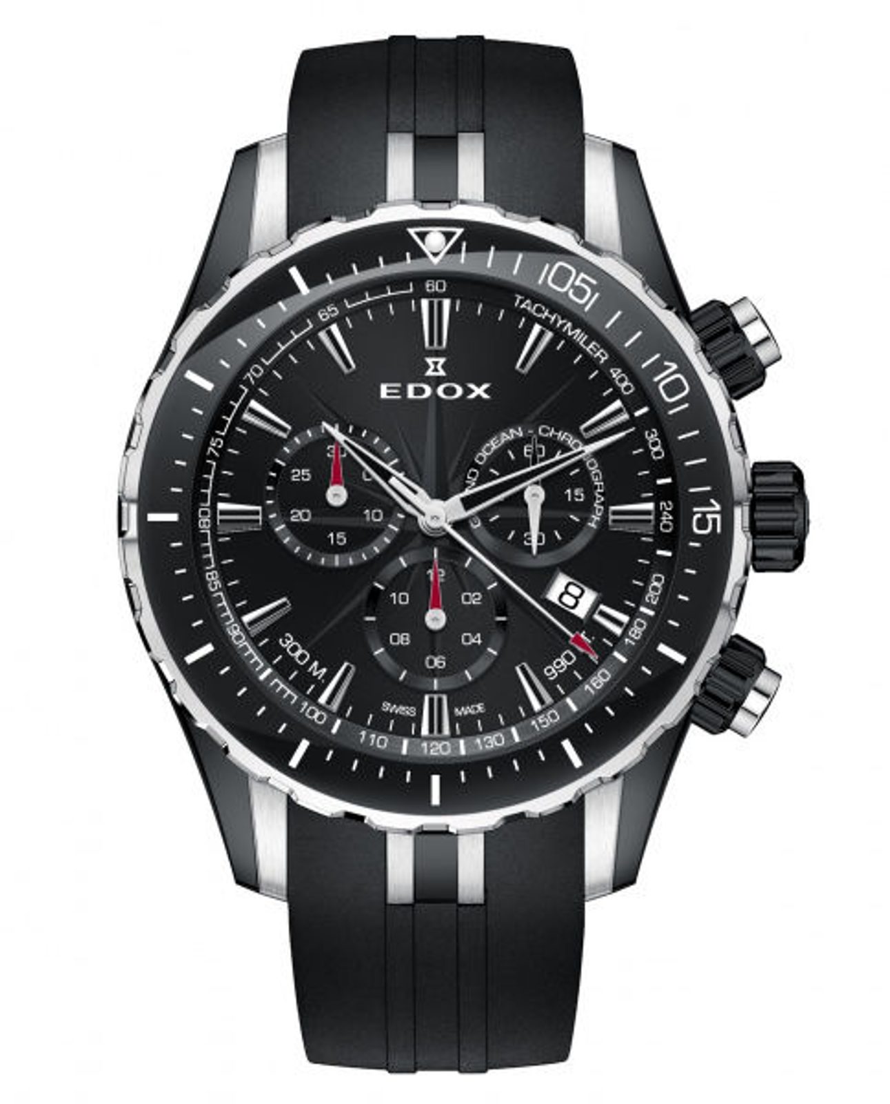 EDOX Grand Ocean Quartz Chronograph 10248-357N-NIN | Helveti.eu