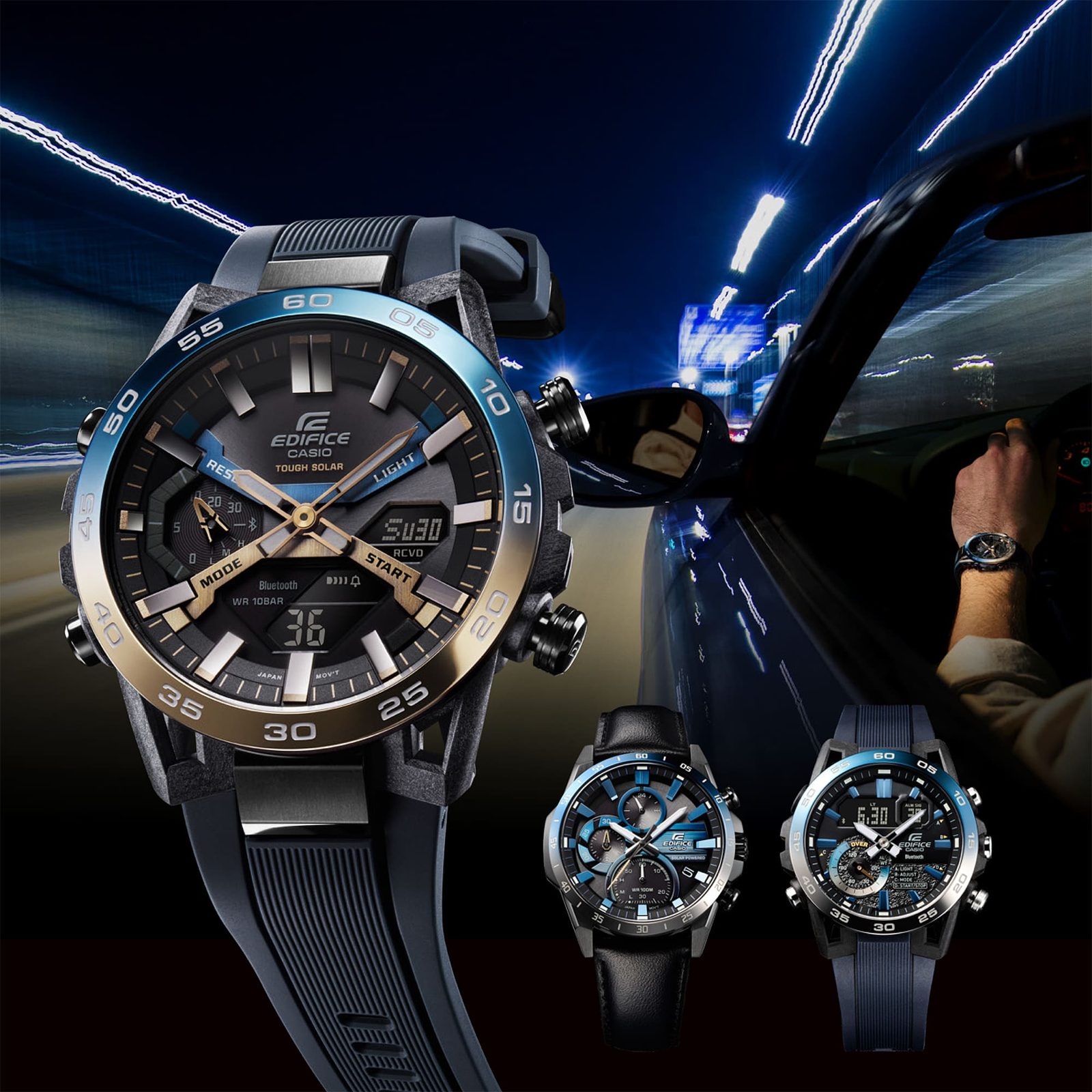 Casio Edifice EQS-940NL-1AVUEF Nighttime Drive Series | Helveti.eu